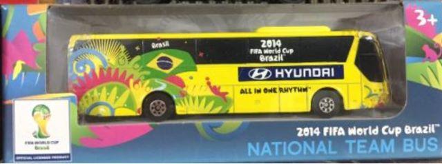 Miniatura Ônibus Brasil Copa 