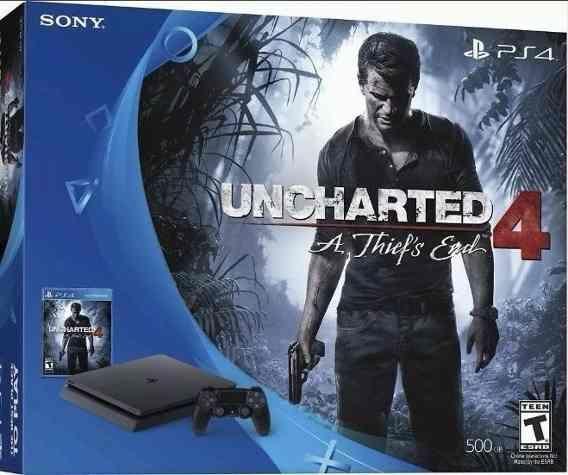 Ps4 Playstation 4 Slim 500gb Ps4 Slim Cuha+ Uncharted 4