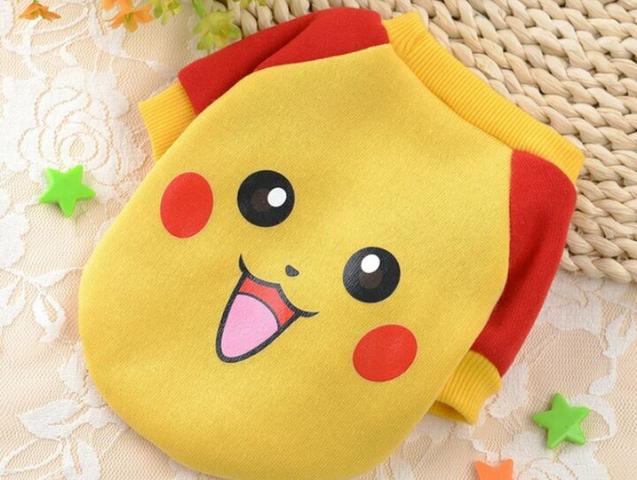 Roupa Cachorro Pikachu