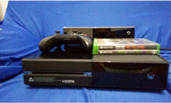 Xbox one 500gb + kinect + 1 controle original + 3 jogos