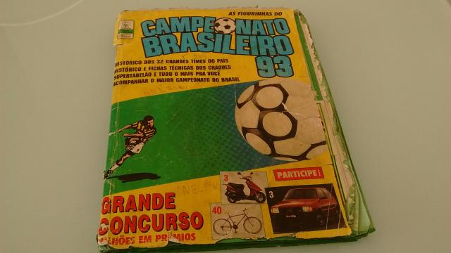 Álbum Campeonato Brasileiro  com 510 figurinhas