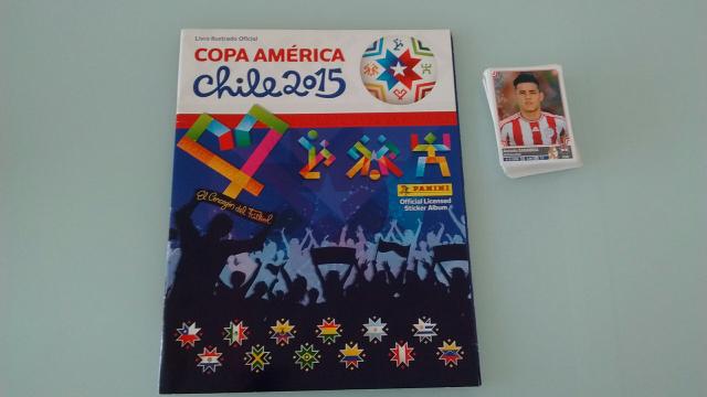 Álbum de figurinhas Copa América 