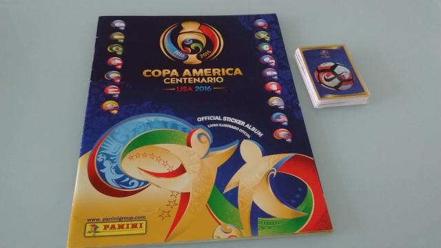 Álbum de figurinhas Copa América Centenário 
