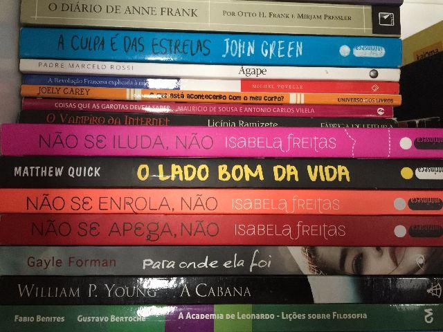 7 livros por 50 reais
