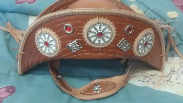 Chapéu cangaceiro couro legitimo