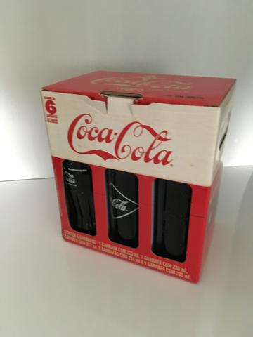 Pack coca cola retro com 6 unidades lacradas