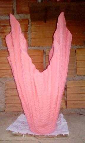 Vaso rustico de cimento