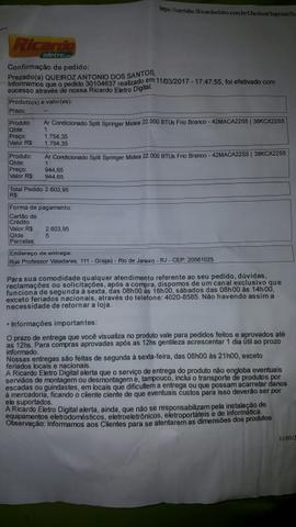 Ar condicionado Split Springer midea  BTUs Branco