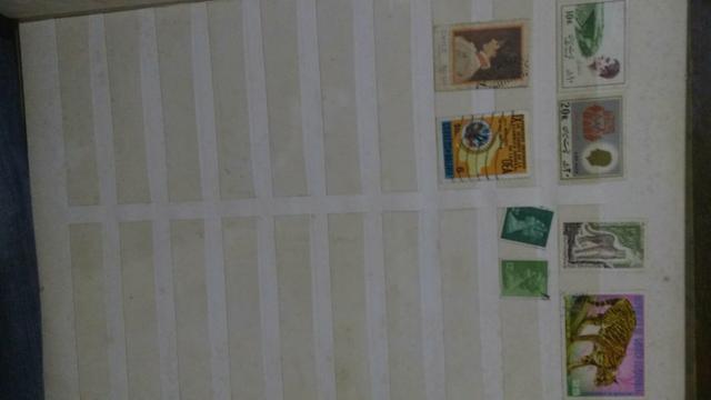 Coleção de selos antigos e raros