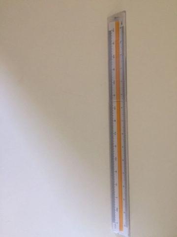 Escalímetro triangular 30cm Spiral Office