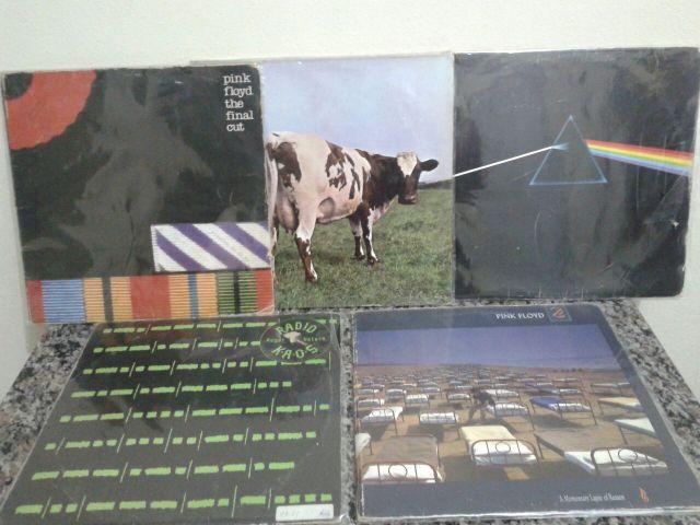 Lp Pink Floyd (lote com 5 discos)