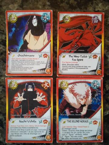 Mais de 200 Cards do Naruto