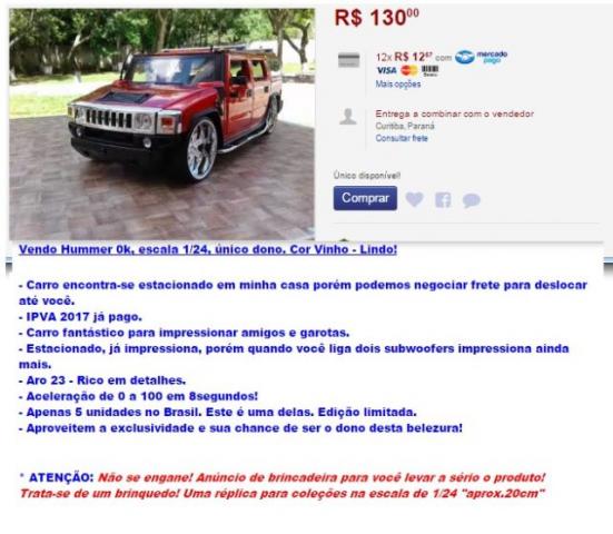 Miniatura para Exigentes - Leia o Anúncio