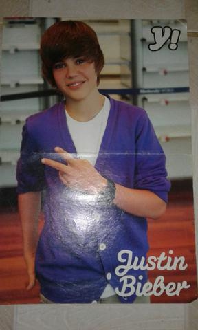 Pôster e cartas do Justin Bieber - 15 reais