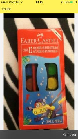 Aquarelas em pastilhas Faber-Castell