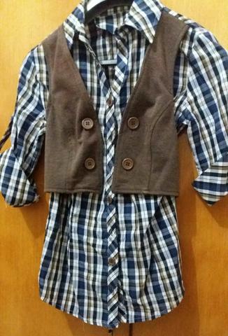 Blusas quadriculadas (P)