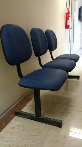 Cadeira Longarina 3 lugares