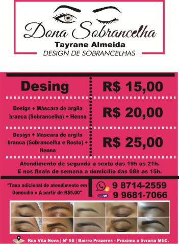 Design de Sobrancelha