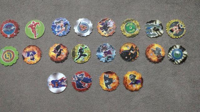 Lote 20 Tazos Super Spiners - Dc Comics - Elma Chips