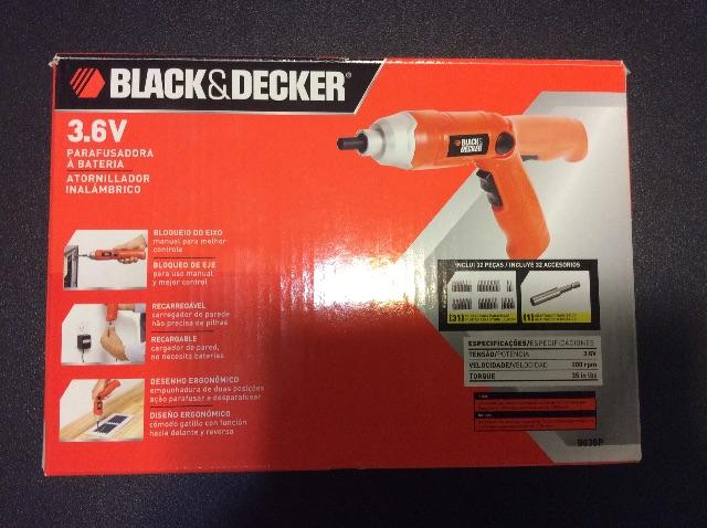 Parafusadora Black e Decker