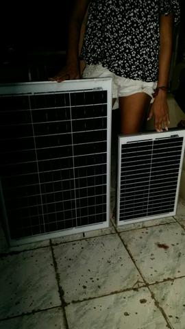 Placa solar fotovoltaica 50wats e 20wats
