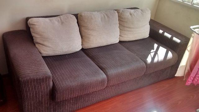 Sofá 3 lugares retrátil