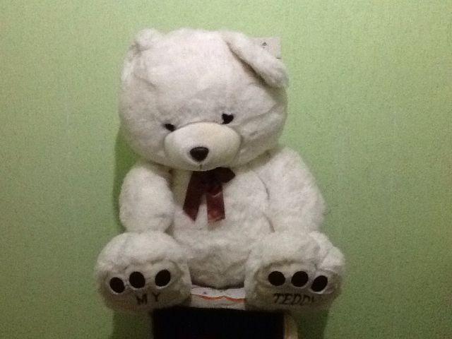 Urso My Teddy Gigante Branquinho