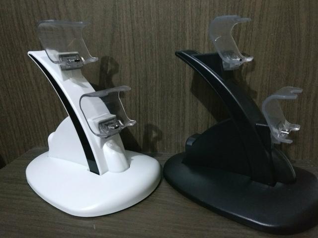 Carregador duplo para controle ps4 novo