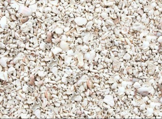 Cascalho de Aragonita Natural N3 pacote 10 quilos