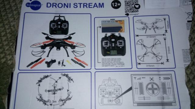 Droni com camera nota manual
