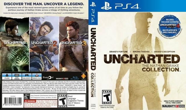 Game Uncharted Colection para PS4
