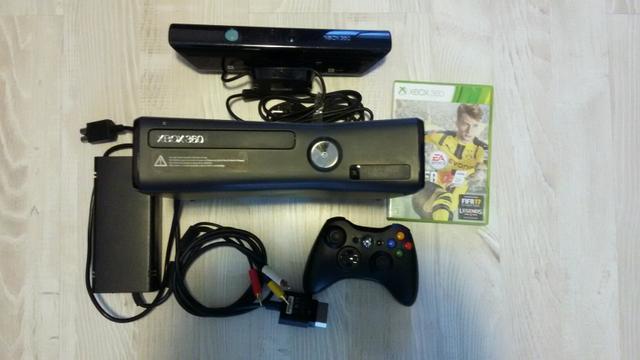 Xbox 360 Slim Bloqueado 250Gb + FIFA  Original