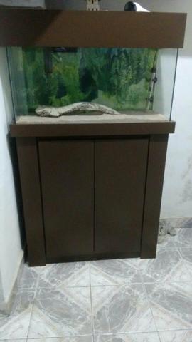 Aquário e Móvel - 200 Litros () Novíssimo!