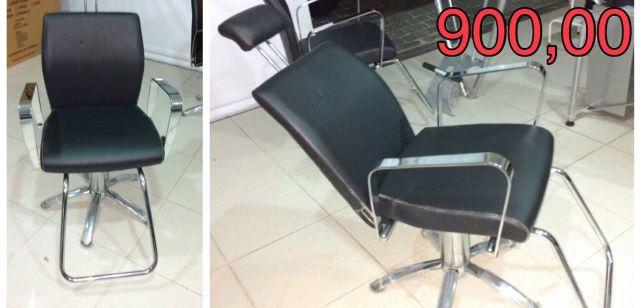 Cadeira de cabeleireiro reclinável