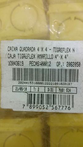 Caixa Quadrada Tigreflex (3 sacos)