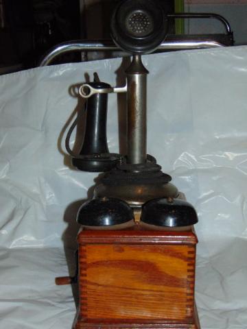 Colecionador telefone mais de 100 anos