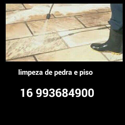 Limpeza de pedra e piso em geral