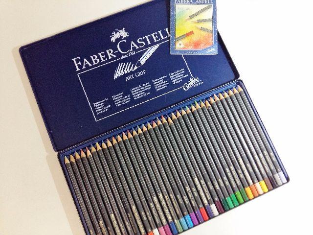 Lápis de Cor Profissional - Faber Castell Art Grip 36 Cores