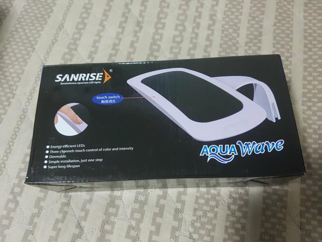 Luminária Sanrise Aqua Wave para aquário