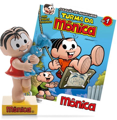 Miniatura Monica e seu coelhinho Sansão