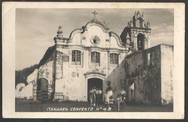 São Paulo - Itanhaen Convento - Cartão Postal antigo