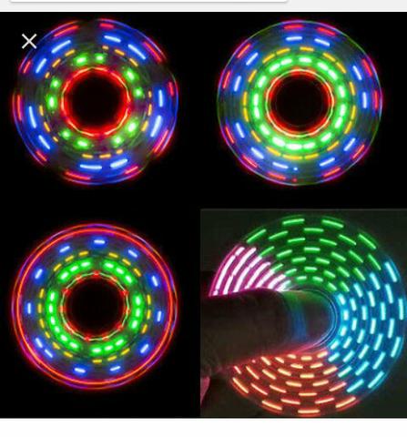 Spinner Com led muda de desenhos