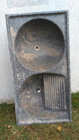 Tanque duplo para lavanderia