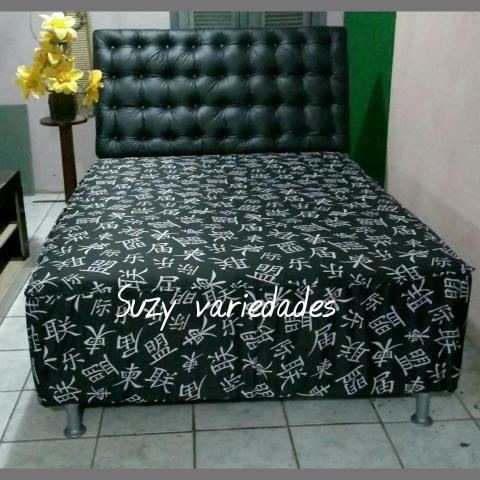 Cama box casal molas 250