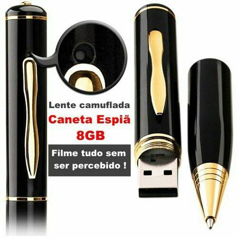 Caneta espiã com câmera escondida