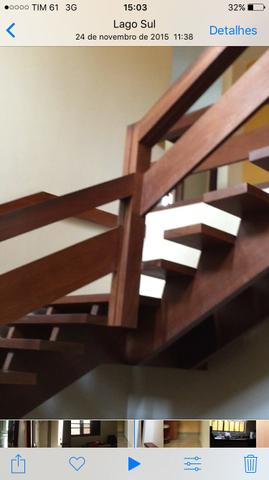Escada em madeira Ipê - Raridade
