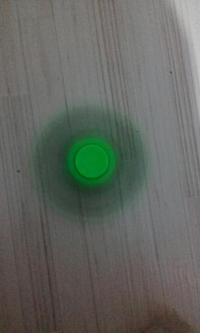 Hand Spinner Verde Metal