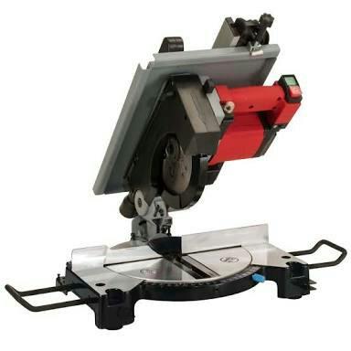 Serra esquadria e bancada