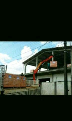 Tijolos paletizado areia e seixo e pedra brita, barro