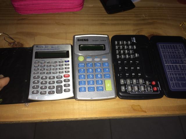 3 calculadoras